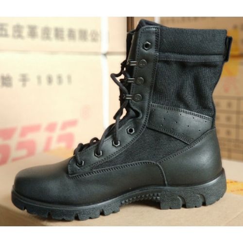 陆战队野战靴3515战士店新式战术靴超轻真皮耐磨工作靴作战靴美靴