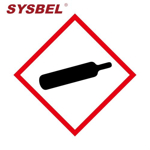 sysbel wl002 化学品ghs反光警示标签(高压气体  (10张/包)