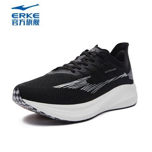 鸿星尔克跑步鞋男极风sp跑鞋男2022新款网面透气马拉松pb全掌碳板跑鞋