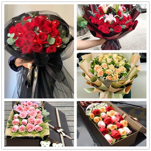 真鲜花速递同城送花母亲节520玫瑰花束聊城东阿县冠县 生日订花