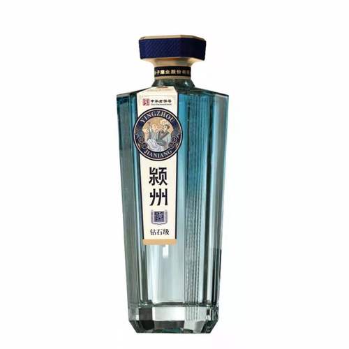 特产名酒 颍州佳酿 浓香型 纯粮食白酒 钻石级 /500ml*1 正品保证