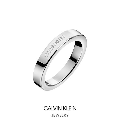 calvin klein戒指情侣ck对戒满天星男女士一对简约时尚潮轻奢个性ins