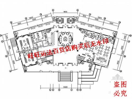 生态社区尊贵商务会所装修设计施工cad图纸室内设计装修dwg图