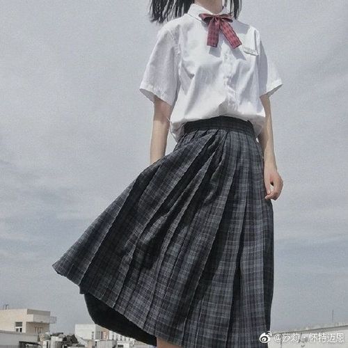 海苔#墨绿格 优等生jk制服裙 学院校供感中长百褶裙