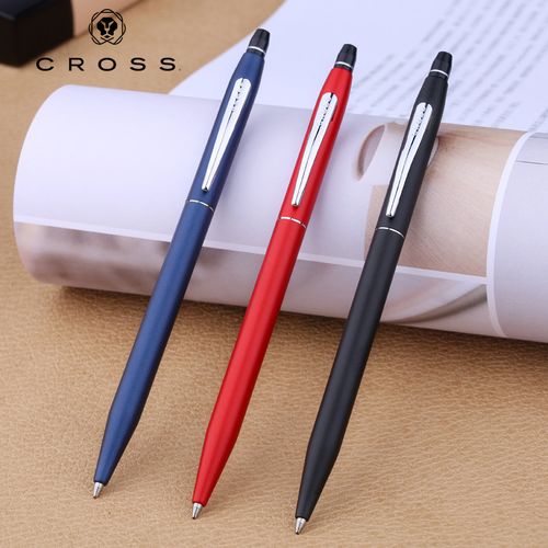 cross高仕圆珠笔click按压式原子笔男女士商务办公用签字笔礼盒装