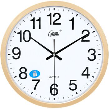 康巴丝(compas)现代时尚挂钟 高级静音机芯时钟 客厅静音钟表 金