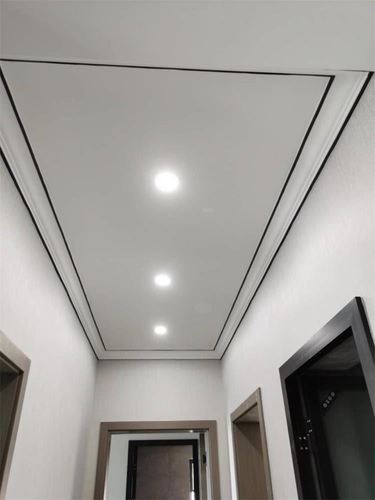 双眼皮石膏线条吊顶线pvc边条自粘装饰线装收口客厅顶