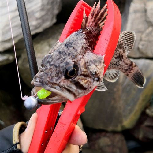 取鱼控鱼器不伤鱼路亚钳子夹鱼抓鱼夹子钓鱼钳防滑多功能便携渔具