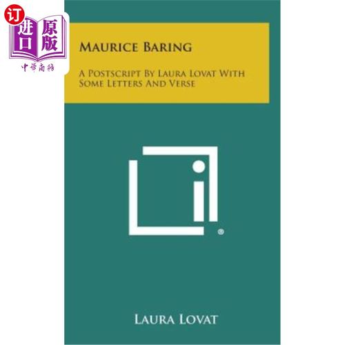 【中商海外直订】maurice baring: a postscript by laura l.