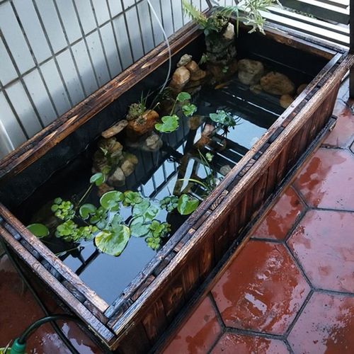 实木外箱刀刮布帆布鱼池养殖乌龟锦鲤专用地缸箱舍槽阳台饭店家用