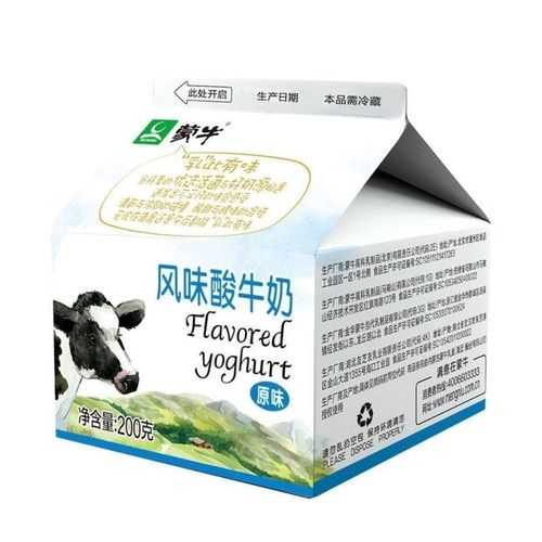 蒙牛风味酸牛奶200g*12盒屋顶包生牛乳原味包邮新日期营养早餐奶