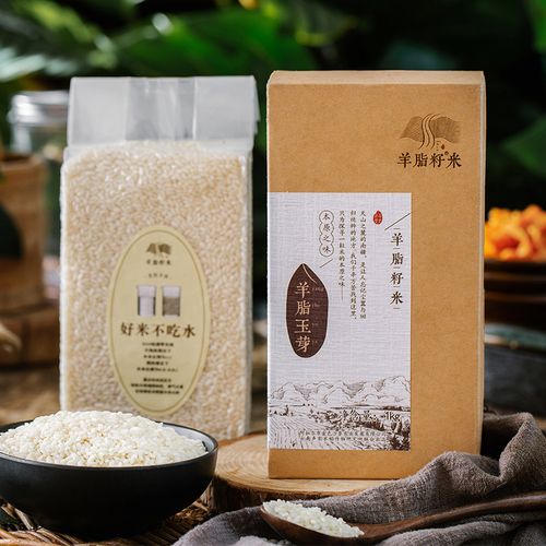 新疆羊脂籽米天山大米胚芽米21年新米富硒特级高端10斤小包礼盒装
