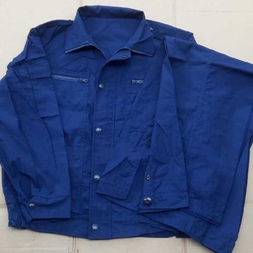 老款87海蓝夏作训服套装老式的确良面料薄款夹克工作服劳保服耐磨