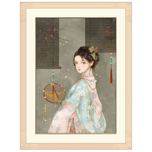 十字绣新款人物自己绣古典美女古风古装线绣2021仕女图