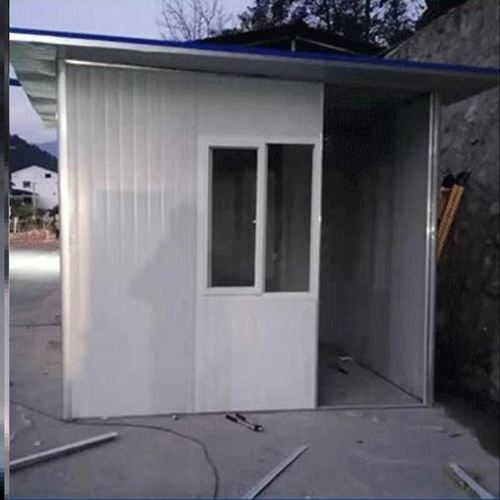 防火钢板房钢结构彩钢房子房屋可移动简易定做岗亭岩棉板活动板房