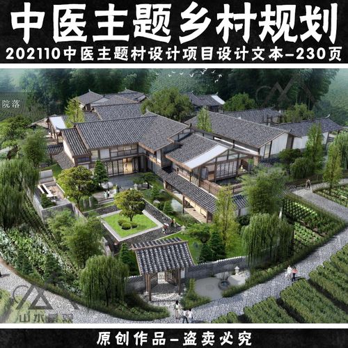 2021医药主题村总规深化方案文本珍藏推荐新美丽乡村规划设计文本