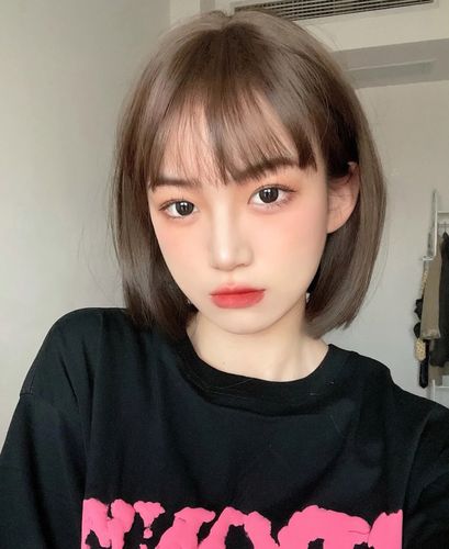 假发女短发bobo头蓬松自然空气刘海网红可爱修圆脸