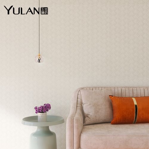 玉兰简约现代定制墙布 欧式无缝壁布客厅卧室电视背景墙影视 雅幕