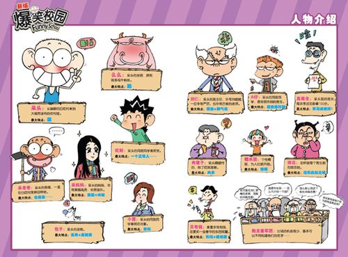 新版爆笑校园漫画书42-46 册阿呆的故事书全套漫画世界幽默系列 小