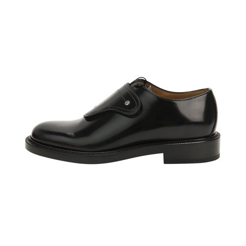 dior homme  黑色男士商务圆头系带魔术贴正装皮鞋