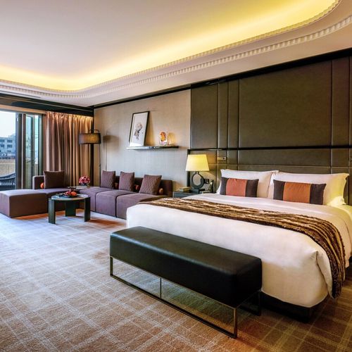 上海苏宁宝丽嘉酒店露台江景房晚连住vip套餐双早双晚餐