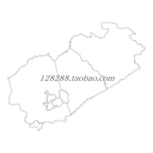 阜新市地图轮廓打印交通水系卫星素材行政区划电子版ai矢量定制