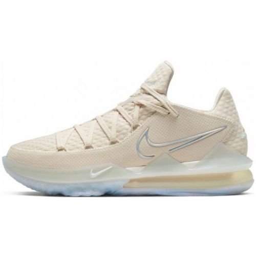 詹姆斯17低帮米白大气垫耐磨减震勒布朗 lebron 17轻便透气篮球鞋