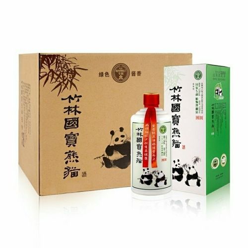 竹林国宝熊猫酒 53度酱香型白酒500ml *6瓶植物埋藏工艺 送礼自饮