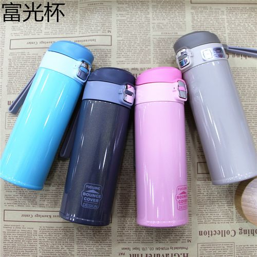 富光t时代真空杯弹跳开关不锈钢保温杯保湿杯大容量男士