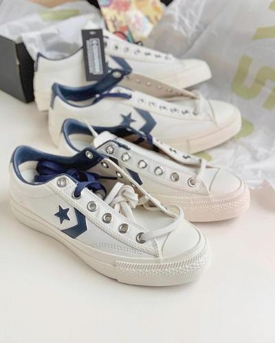 日本代购 converse/匡威 breakstar星标绿色帆布鞋