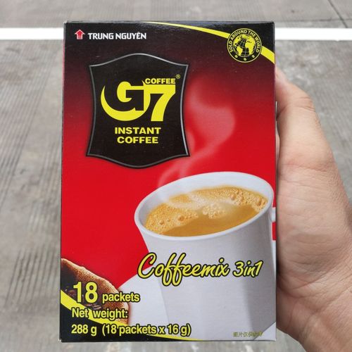 越南进口国际版g7咖啡18条x1盒288g 香浓提神 三合一速溶咖啡粉