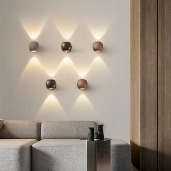 asing简约现代壁灯床头灯北欧创意设计师风格壁灯后现代卧室床头客厅