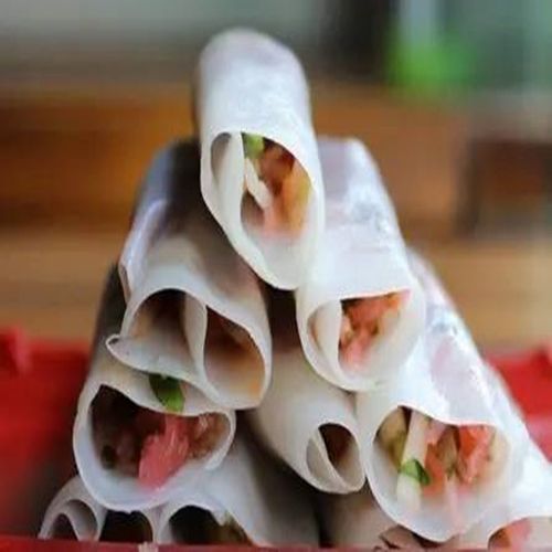 贵州特产小吃贵阳安顺裹卷米皮凉皮春卷40张裹卷皮含配菜油辣椒