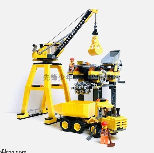 乐高积木城市系列 lego7243  6470建筑工地儿童创意玩具益智搭建