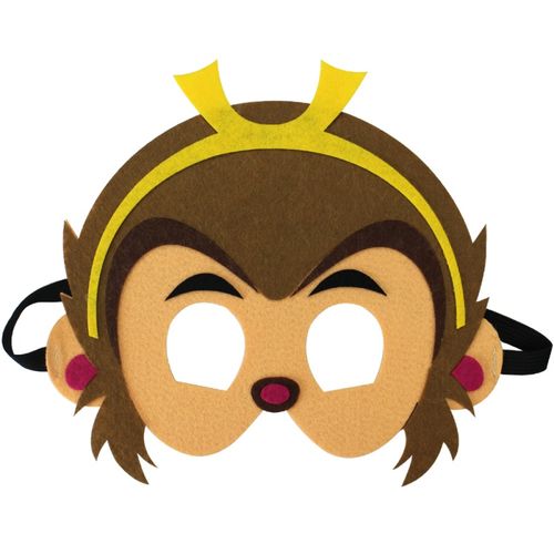 小猴子面具 儿童演出小动物面具cos角色扮演头饰 猴子