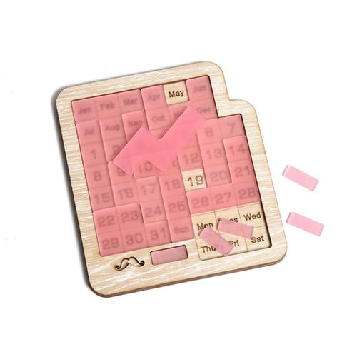 日历拼图puzzle萌叔拼图一日一烧脑日历拼图万年历自虐超难耐玩实用