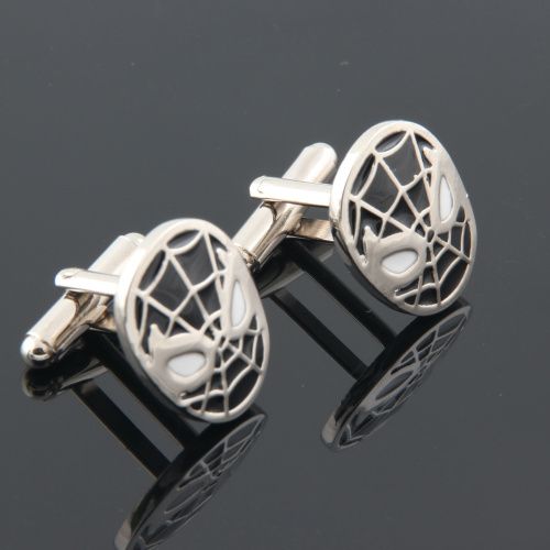 法式袖扣袖钉 男士cufflinks superhero系列 蜘蛛侠spiderman