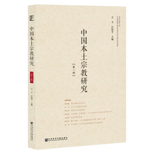 正版图书 中国本土宗教研究 第一辑 王卡 汪桂平 主编