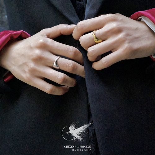 aboab纽约原创设计师品牌官方授权正品925银waning ring开口戒指