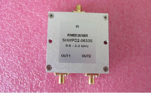 600-3300mhz gsm gps wifi sma rf一分二 高频射频微波同轴功分器
