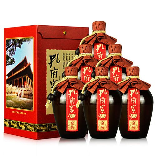 孔府家酒38度 新金装酒500ml*6瓶装 山东白酒 特产 酒水整箱装