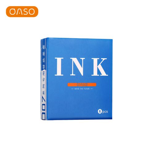 优尚(oaso)oa-x300 钢笔墨水墨囊一次性钢笔墨胆替芯 007系列专用 6支