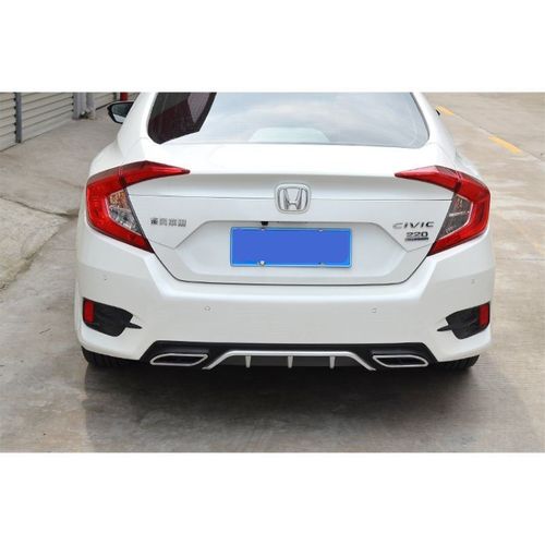 十代思域扰流板碳纤纹 改装专用后扰流板 16款新思域压尾翼后唇