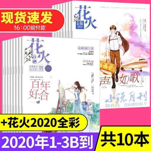 花火杂志2020年1/2/3ab/ 19年11b/12b 全彩2本共10本魅力文化系列校园