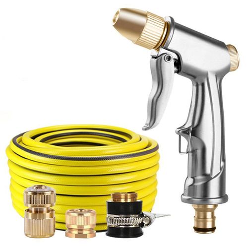 家用纯铜高压洗车水枪套装防爆防冻水管浇花洗车刷车汽车冲喷枪头