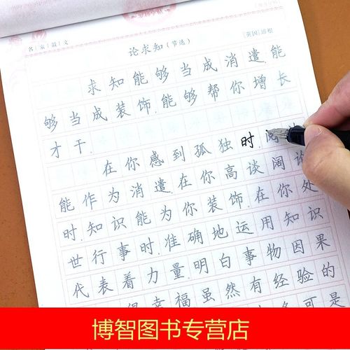 钢笔临摹练字帖部编人教版语文教材配套写字帖初学者钢笔临摹硬笔书法