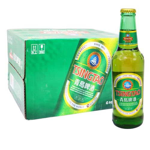 青岛啤酒 青岛经典啤酒330ml*24瓶 小玻璃瓶整箱装 北京包邮