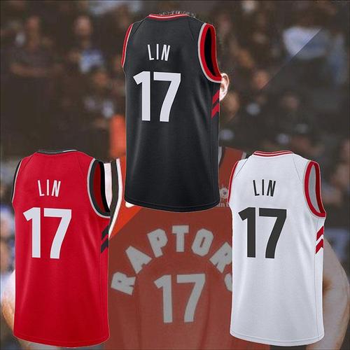 猛龙队17号林书豪球衣套装热压篮球服城市版成就版新款定制diy