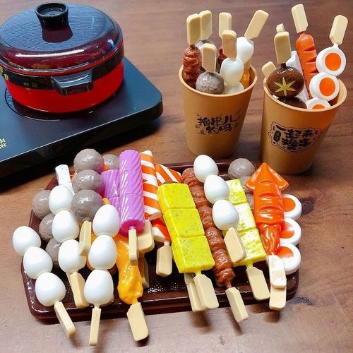 儿童过家家厨房玩具仿真食物早点烧烤火锅串串香汉堡