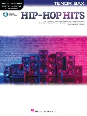 【预订】hip-hop hits for tenor sax play-along